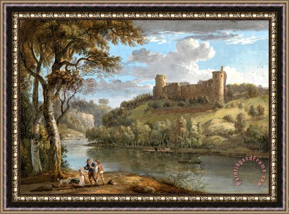 Paul Sandby Bothwell Castle, From The South Framed Painting