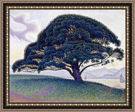 Paul Signac The Bonaventure Pine Framed Painting