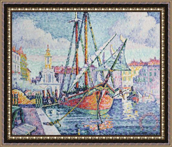 Paul Signac The Port Framed Painting