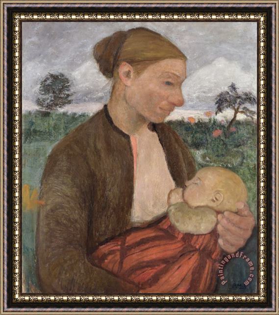 Paula Modersohn-Becker Mother and Child Framed Print