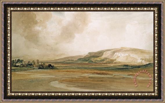 Peter de Wint A Stormy Day Near The Coast Framed Painting