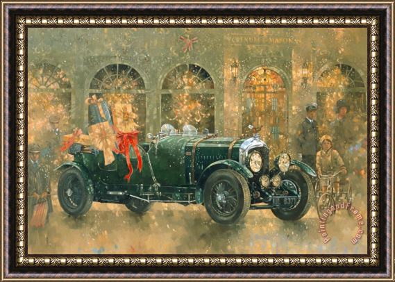 Peter Miller Christmas At Fortnum And Masons Framed Painting