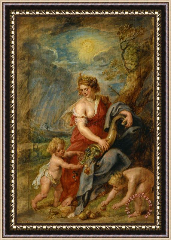 Peter Paul Rubens Abundance (abundantia) Framed Painting