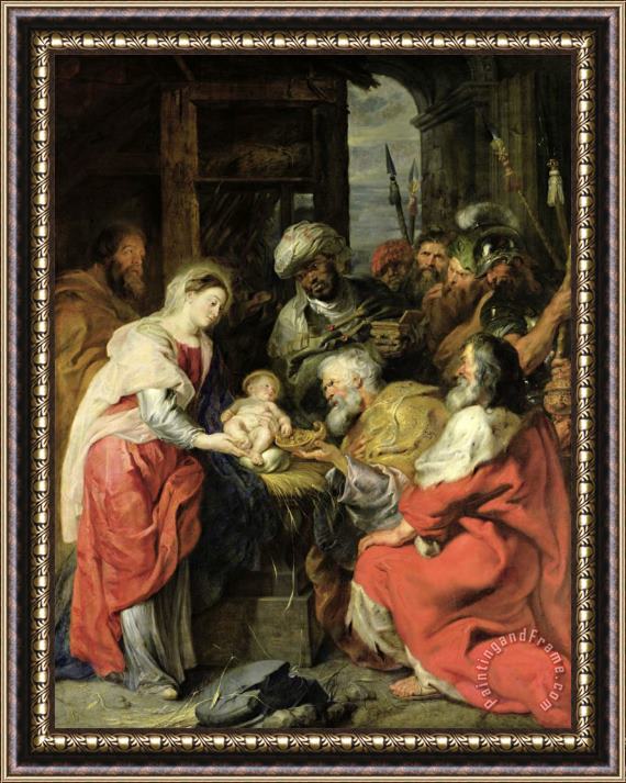 Peter Paul Rubens Adoration of The Magi Framed Painting