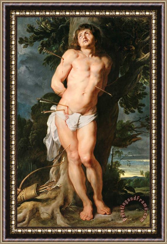 Peter Paul Rubens Der Heilige Sebastian Framed Painting
