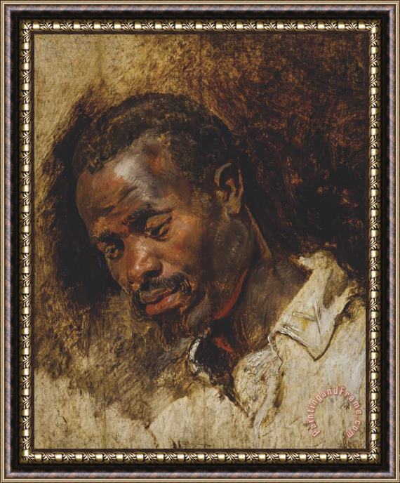 Peter Paul Rubens Head of a Moor Framed Print