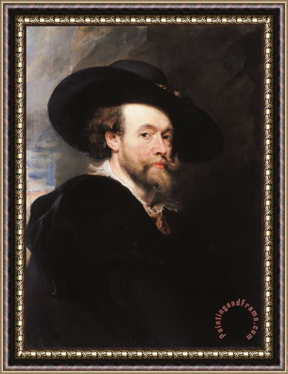 Peter Paul Rubens Portrait of The Artist Framed Painting