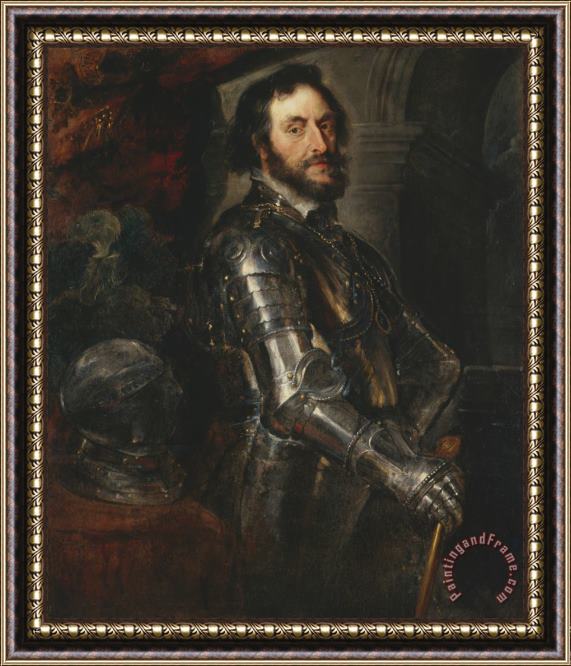 Peter Paul Rubens Portrait of Thomas Howard, 2nd Earl of Arundel Framed Painting