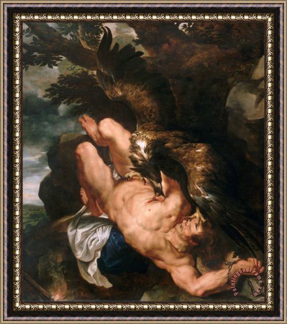 Peter Paul Rubens Prometheus Bound Framed Print