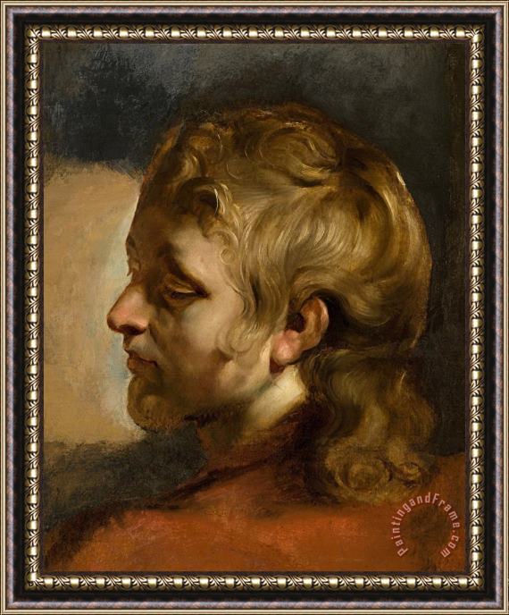 Peter Paul Rubens Study for Head of Saint John The Evangelist Framed Painting