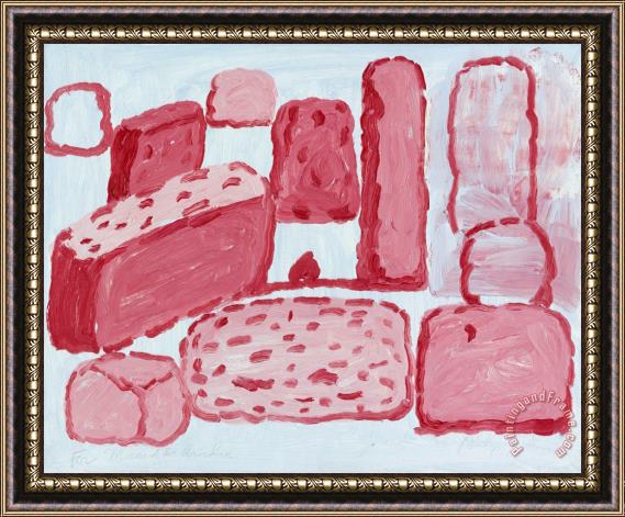 Philip Guston Roma Framed Painting