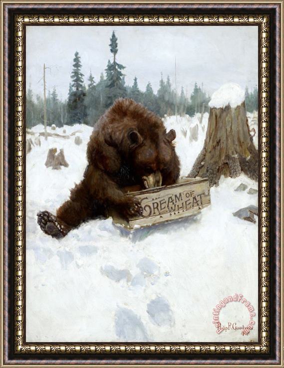 Philip R. Goodwin A 'bear' Chance Framed Print