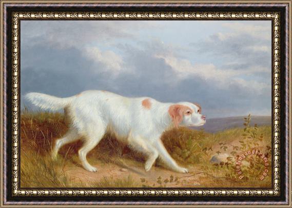 Philip Reinagle A Setter on the Moor Framed Painting
