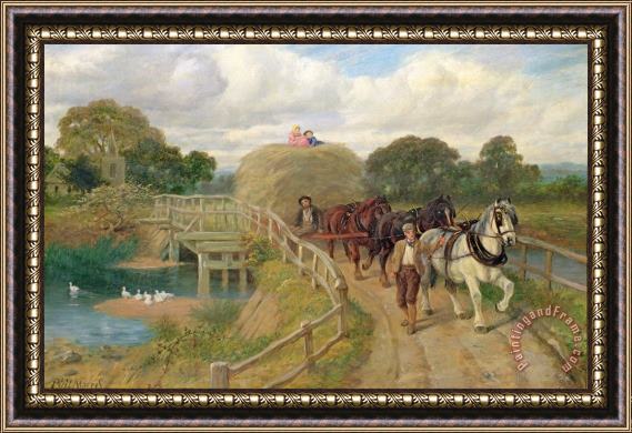 Philip Richard Morris  The Last Load Framed Painting