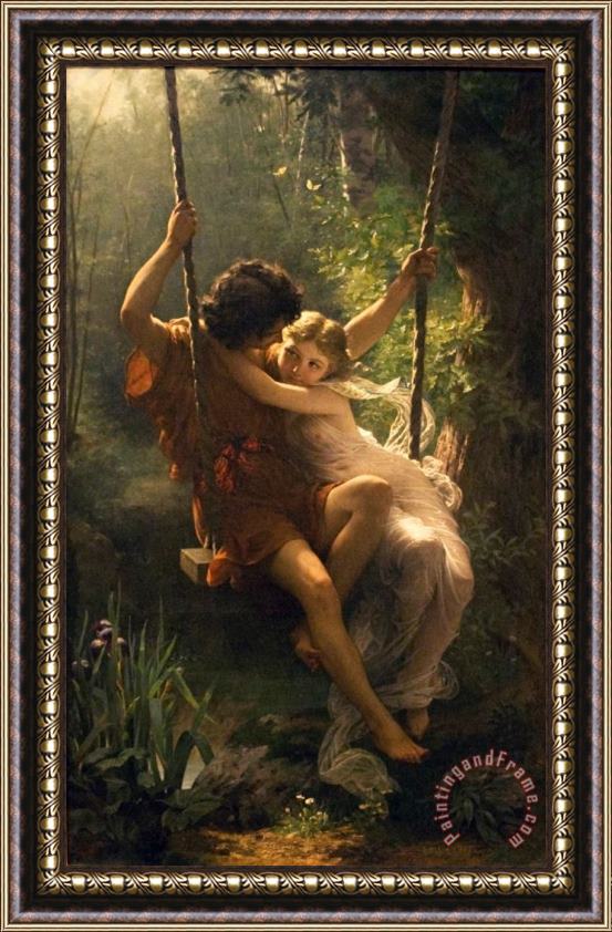 Pierre Auguste Cot Springtime 2 Framed Painting