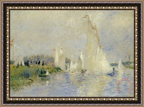 Pierre Auguste Renoir Regatta At Argenteuil Framed Painting