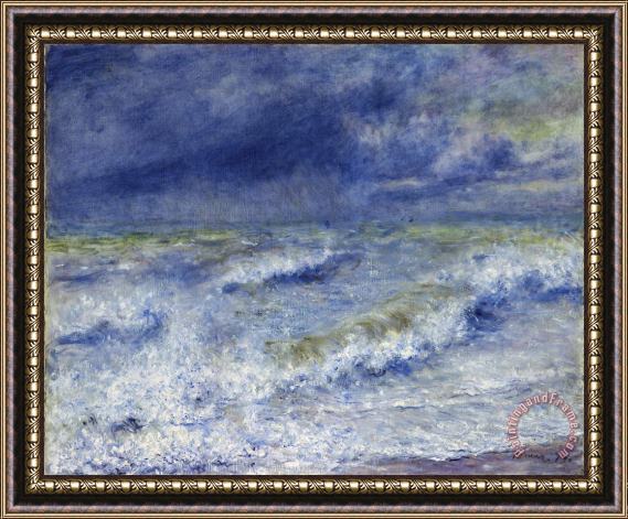 Pierre Auguste Renoir Seascape Framed Print