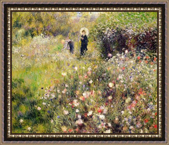 Pierre Auguste Renoir Summer Landscape Framed Print