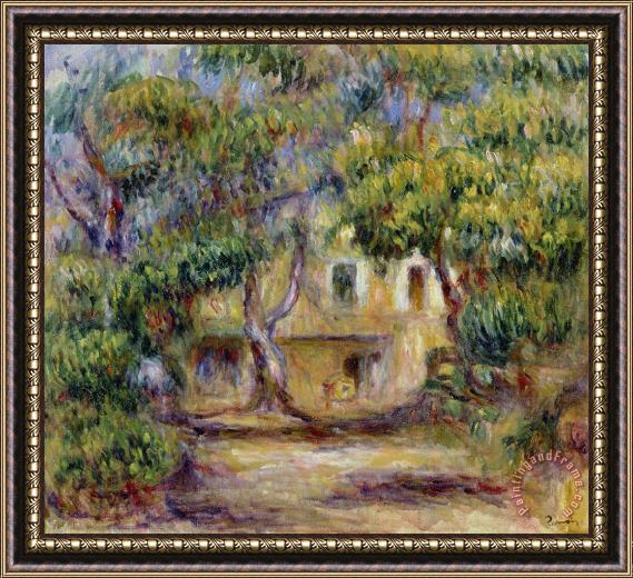 Pierre Auguste Renoir The Farm at Les Collettes Framed Painting