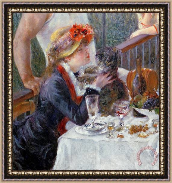 Pierre Auguste Renoir The Luncheon of the Boating Party Framed Painting
