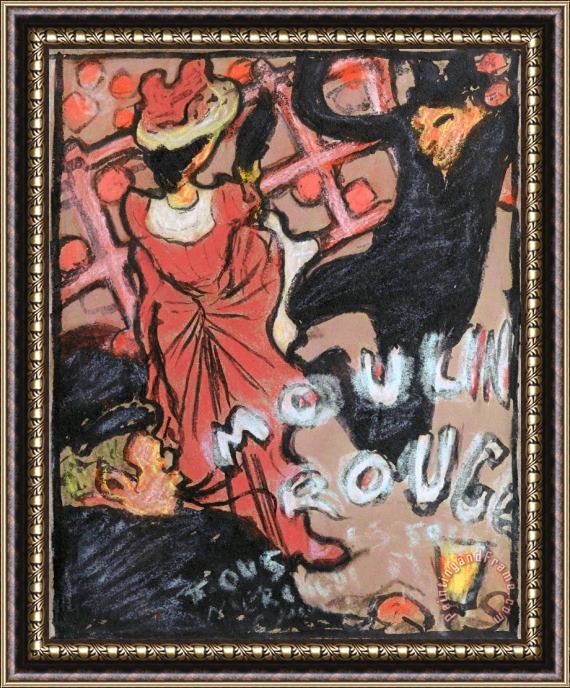 Pierre Bonnard Moulin Rouge Framed Print