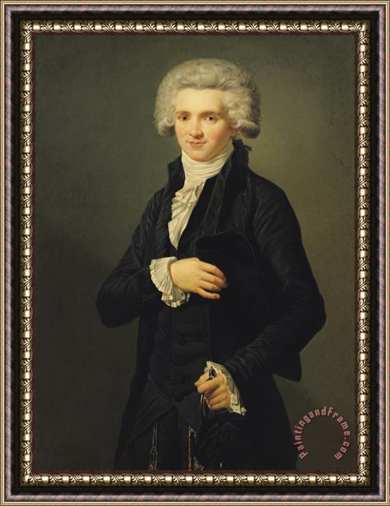 Pierre Roch Vigneron Maximilien De Robespierre Framed Print