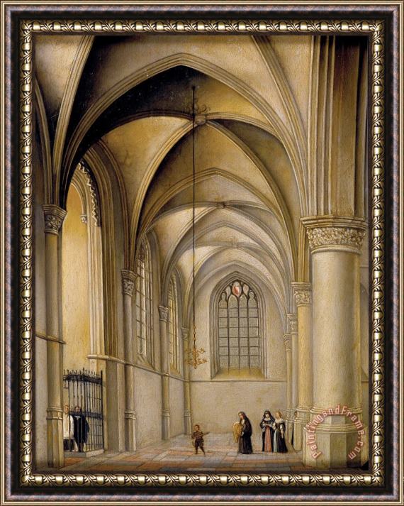 Pieter Jansz Saenredam Church Interior Framed Print