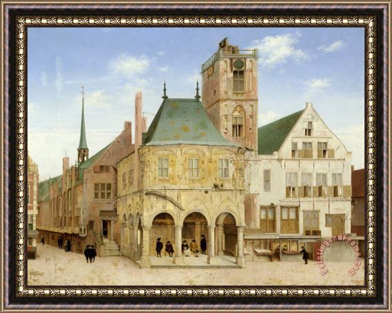 Pieter Jansz Saenredam The Old Town Hall of Amsterdam Framed Print