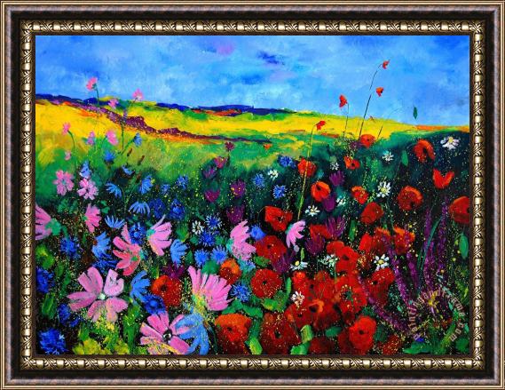 Pol Ledent Field flowers Framed Painting