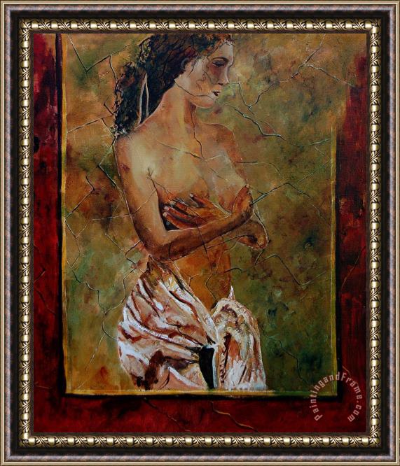 Pol Ledent Roman nude 67 Framed Painting