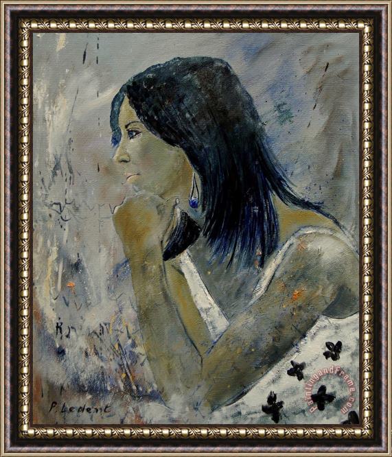 Pol Ledent Young girl eg569090 Framed Painting