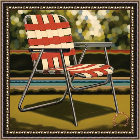 R. Kenton Nelson A Chair for Emcee Framed Painting