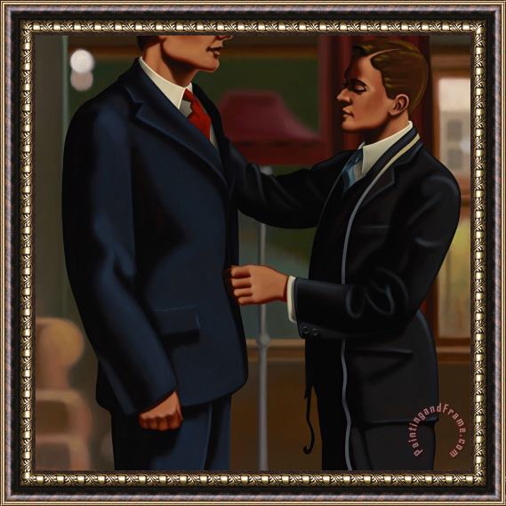 R. Kenton Nelson A Proper Fit Framed Painting