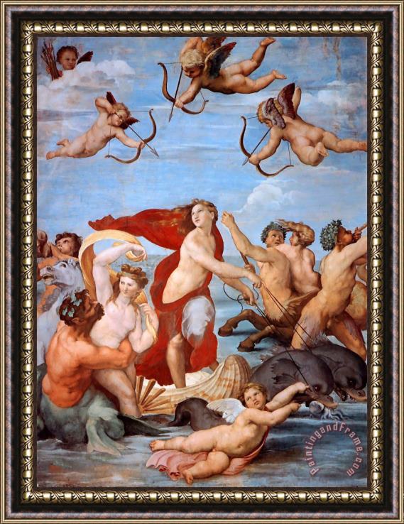 Raphael The Triumph of Galatea Framed Painting