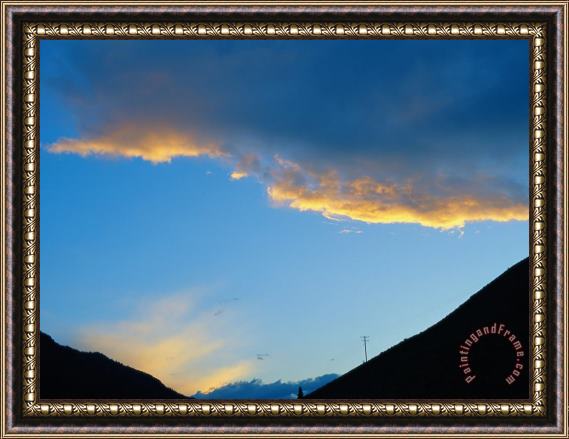 Raymond Gehman Clouds in a Twilight Sky Framed Painting