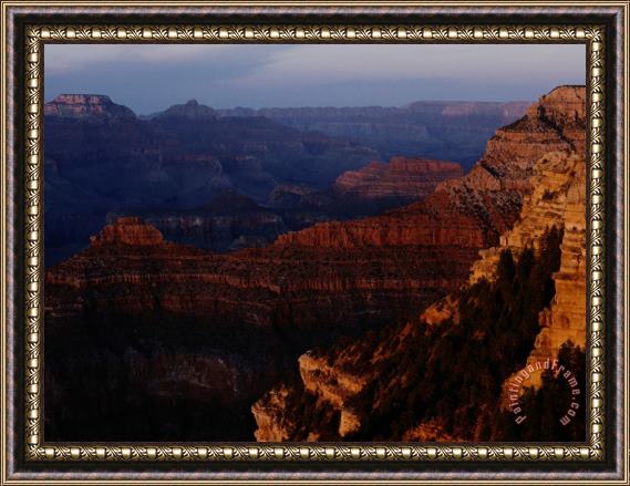 Raymond Gehman Scenic View of The Canyon Framed Painting