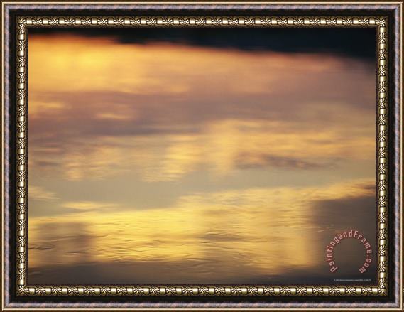 Raymond Gehman Sunlight And Clouds Are Reflected on The Susquehanna River Framed Painting