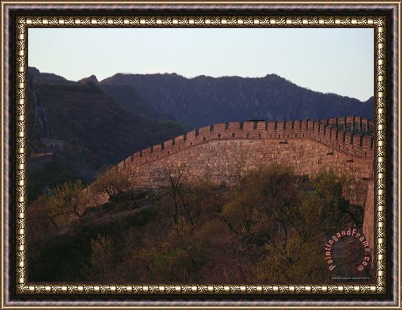 Raymond Gehman The Mutianyu Segment of The Great Wall of China Framed Print