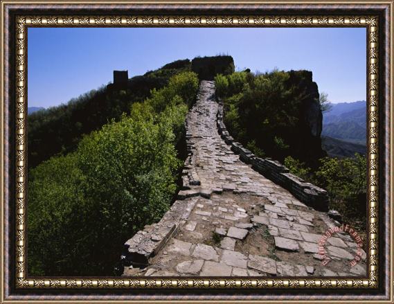 Raymond Gehman The Simatai Section of The Great Wall Near The Beijing Hebei Border Framed Print