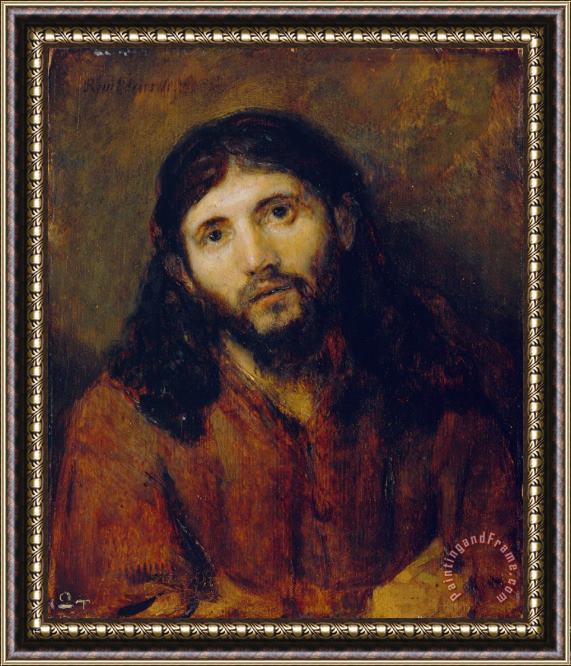 Rembrandt Harmensz van Rijn Christ Framed Painting