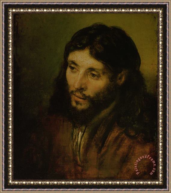 Rembrandt Head of Christ Framed Painting