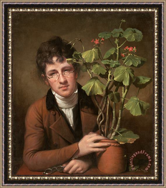 Rembrandt Peale Rubens Peale with a Geranium Framed Painting