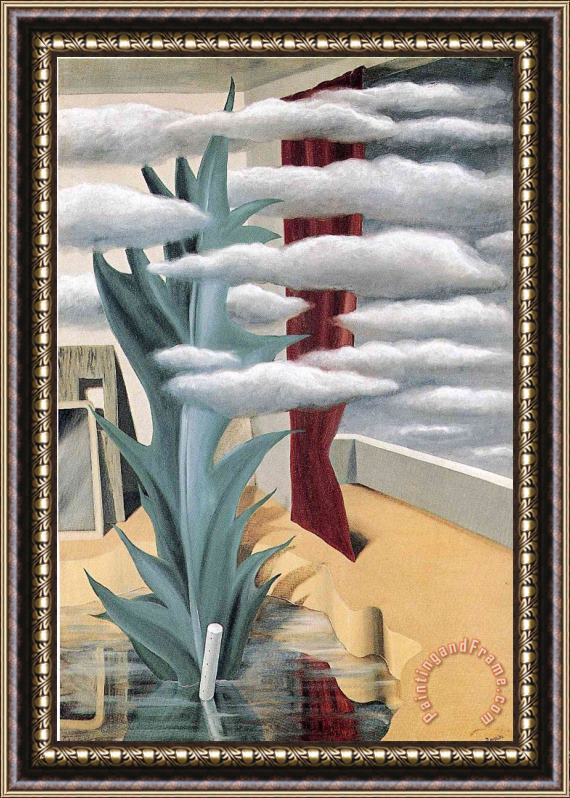 rene magritte After The Water The Clouds 1926 Framed Print
