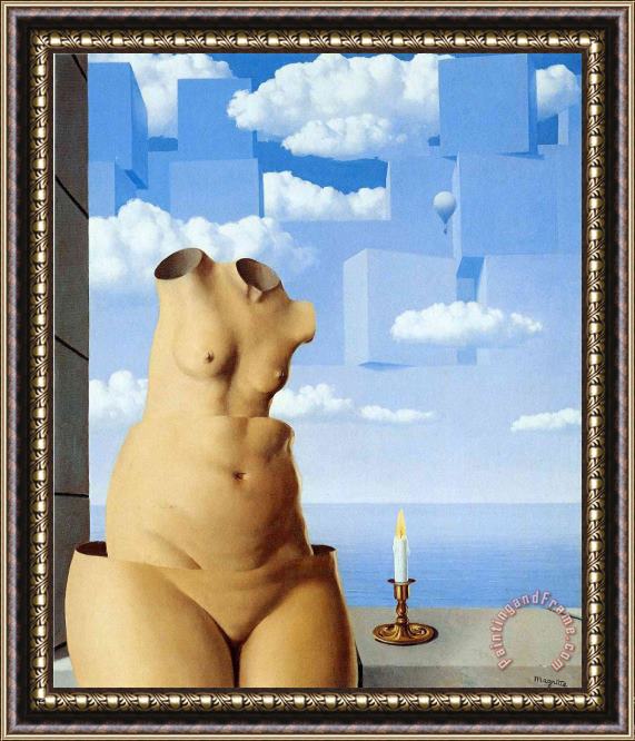 rene magritte Delusions of Grandeur 1948 Framed Painting