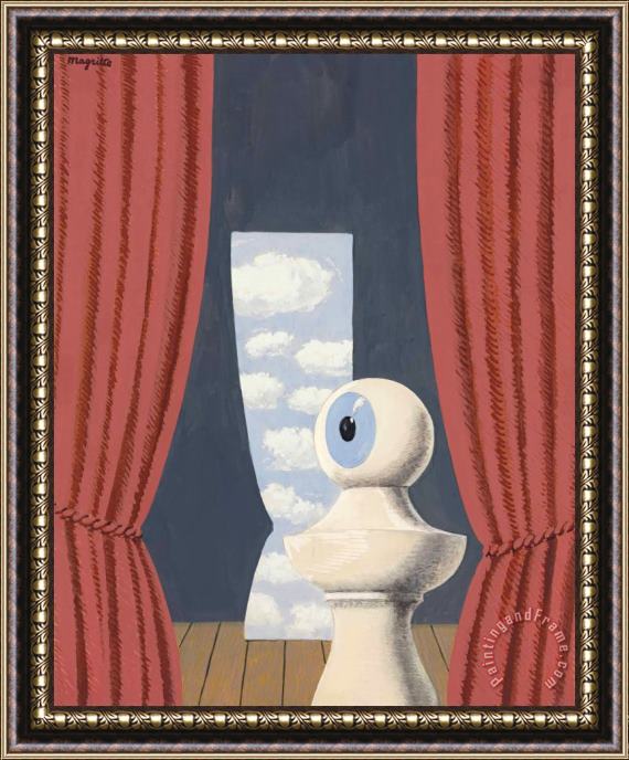 rene magritte Hommage a Shakespeare Framed Painting