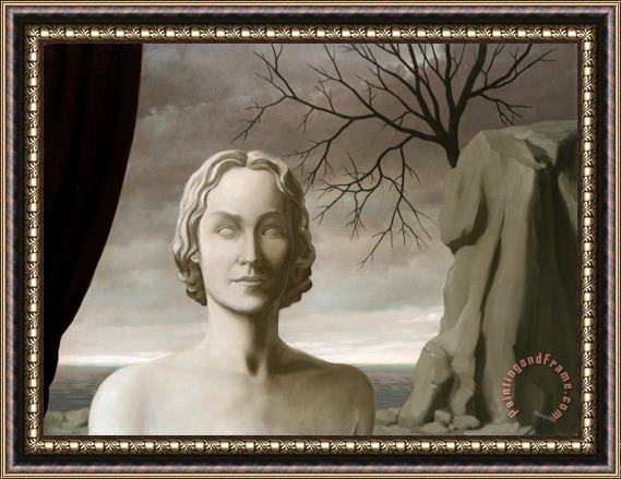 rene magritte L'incorruptible Framed Painting