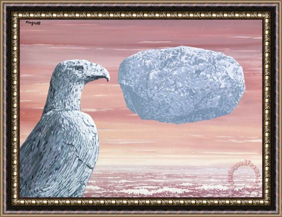 rene magritte La Connaissance Absolue Framed Painting