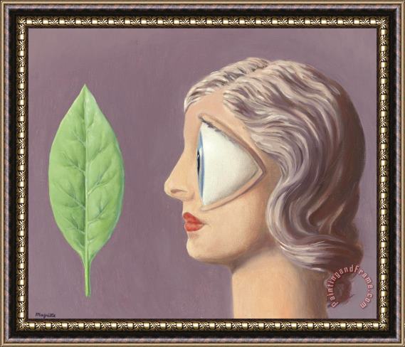 rene magritte La Femme Du Macon, 1958 Framed Painting