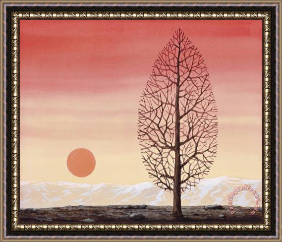 rene magritte La Recherche De L'absolu (the Search for The Absolute), 1960 Framed Painting