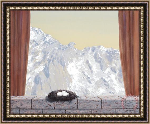 rene magritte Le Domaine D'arnheim Framed Painting